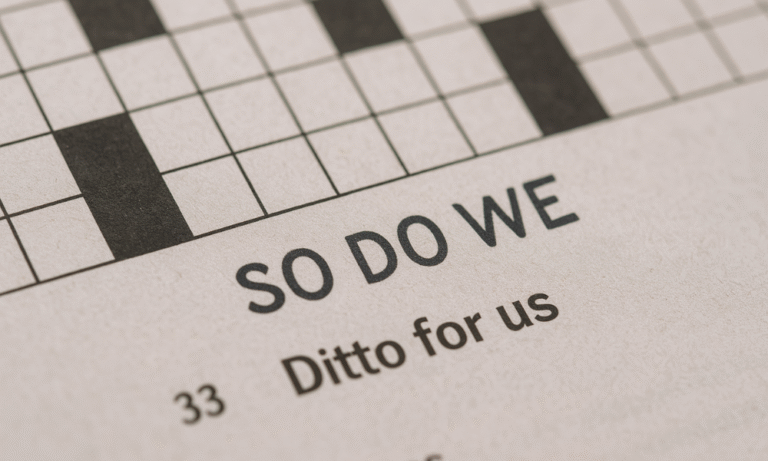 ditto for us nyt crossword