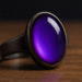 on a mood ring what does the color purple mean