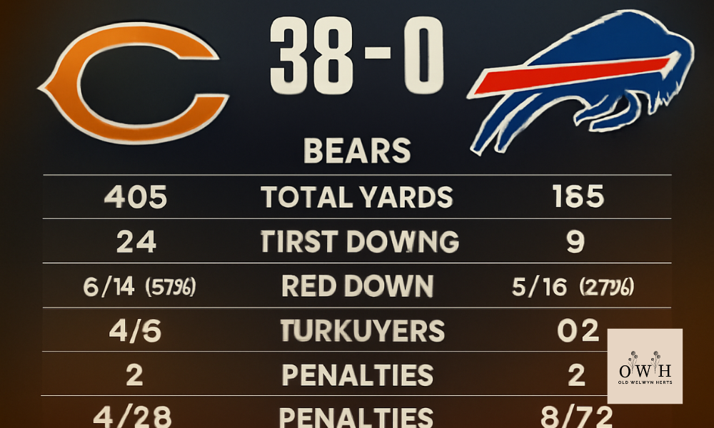 chicago bears vs buffalo bills match player stats